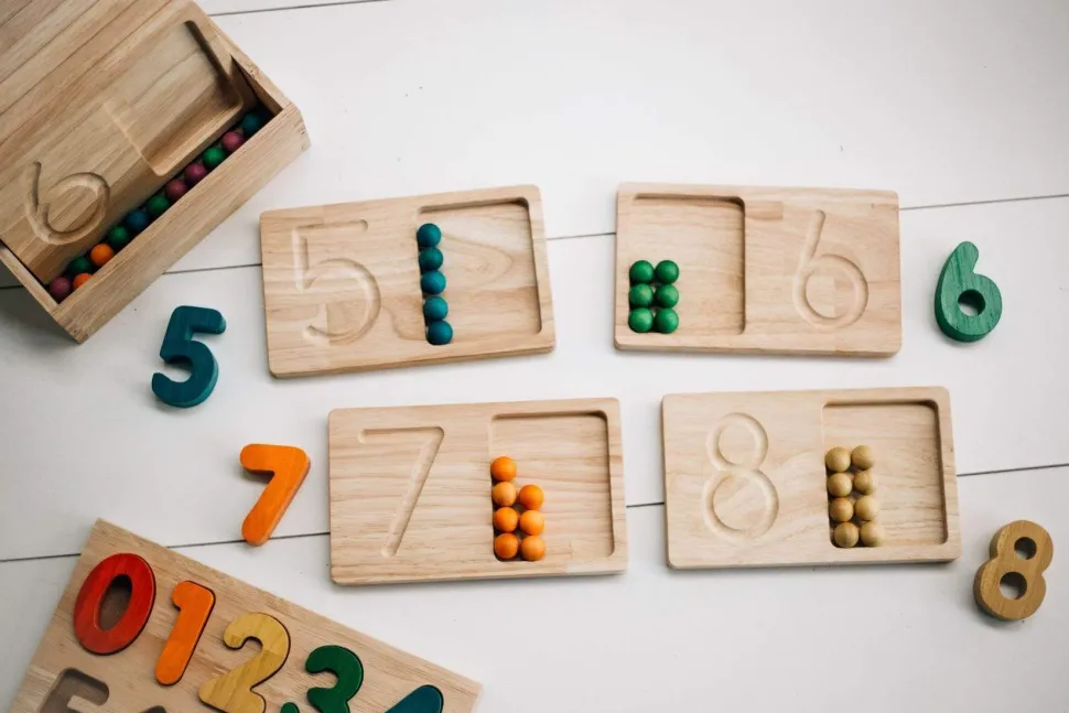QToys Jumbo Counting Trays