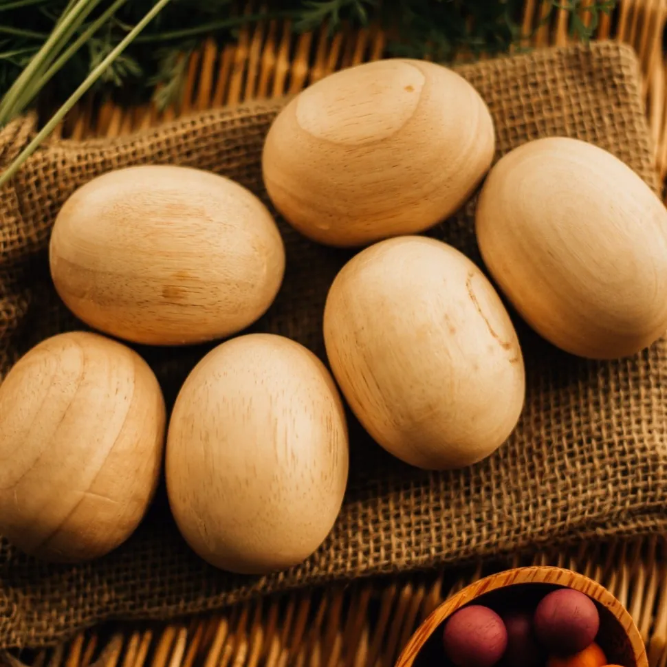 QToys Jumbo Wooden Eggs