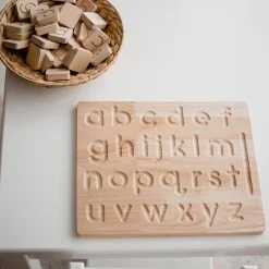 QToys Lower case Letter Tracing board