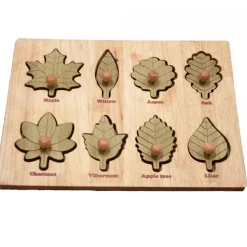 QToys Montessori Leaf Puzzle