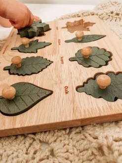 QToys Montessori Leaf Puzzle