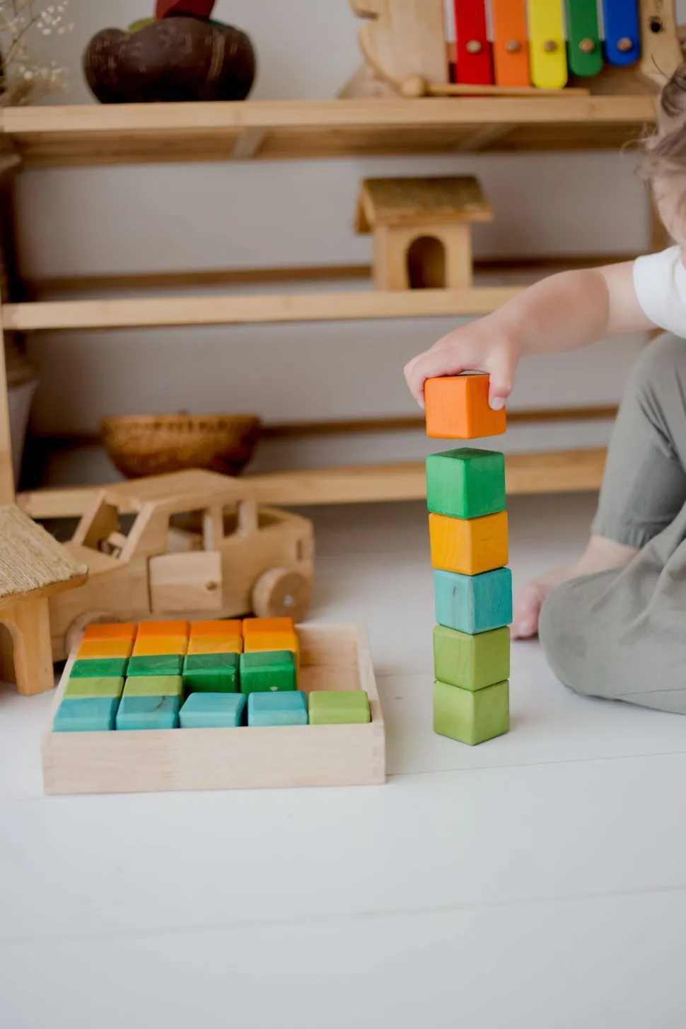 QToys My First Block Set (Coloured)