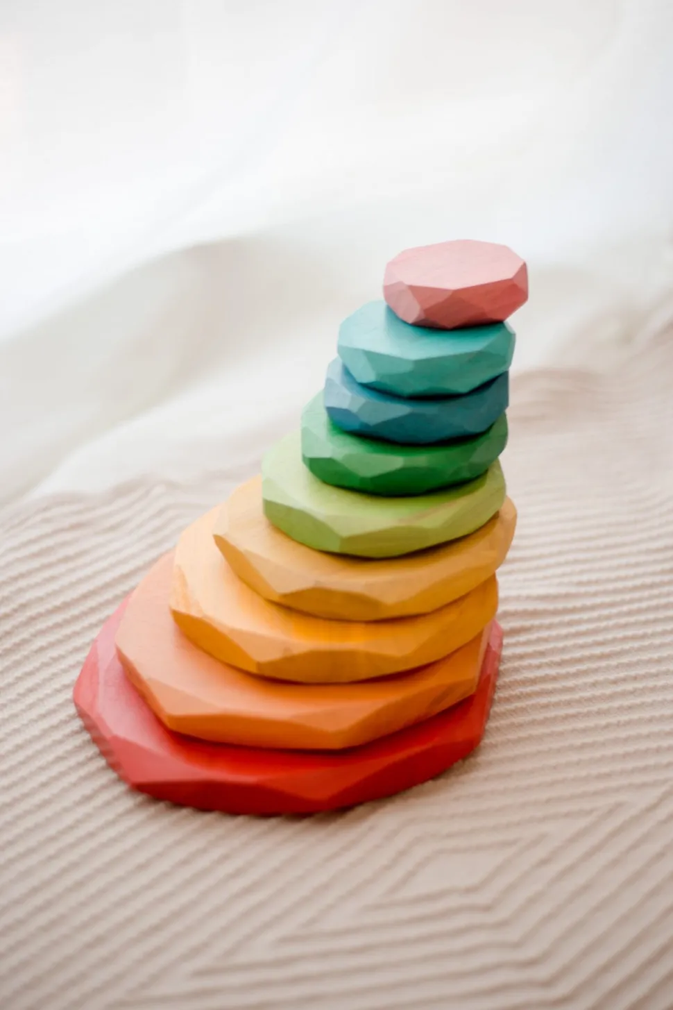 QToys Natural Color Stacking Stones