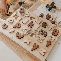 QToys Natural Lowercase Puzzle