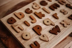 QToys Natural Lowercase Puzzle