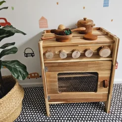 QToys Natural Wooden Stove