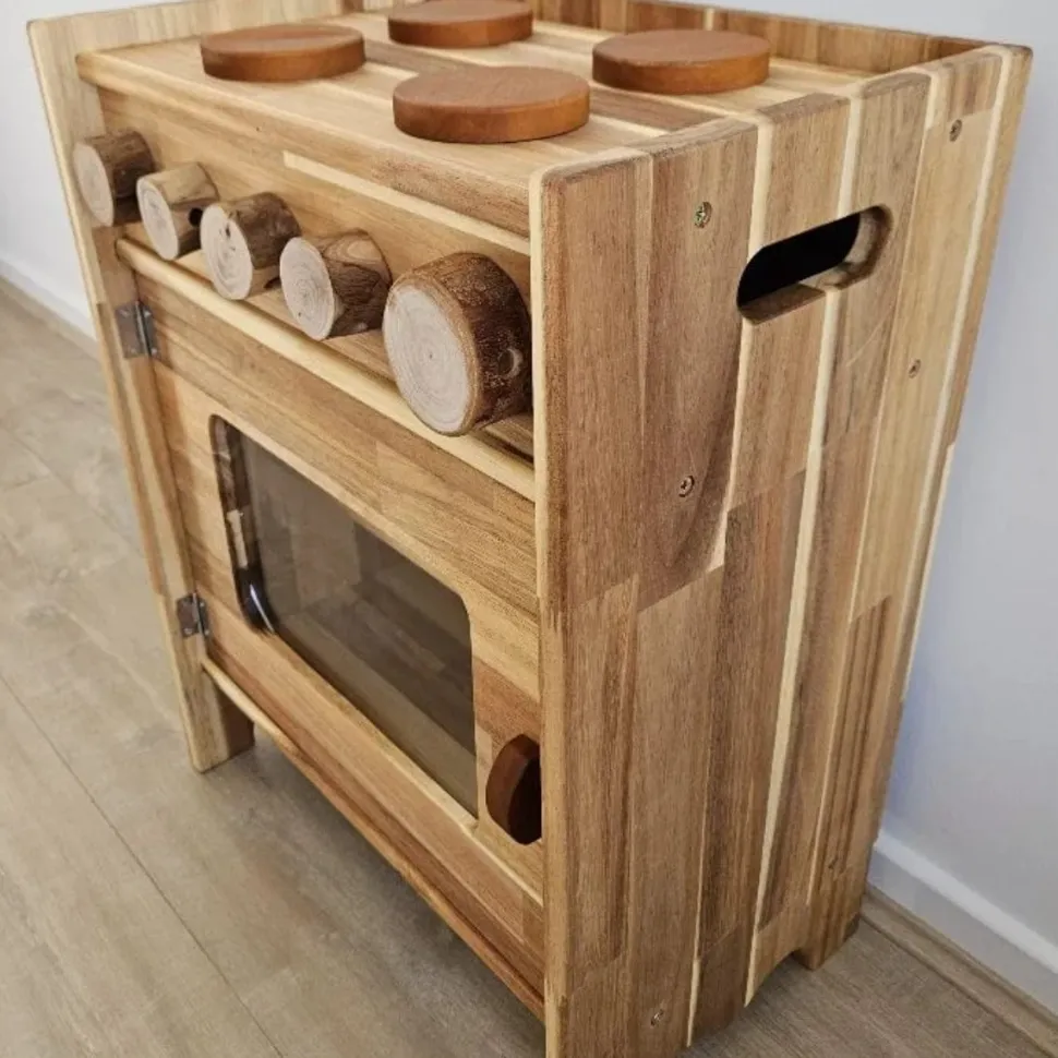 QToys Natural Wooden Stove