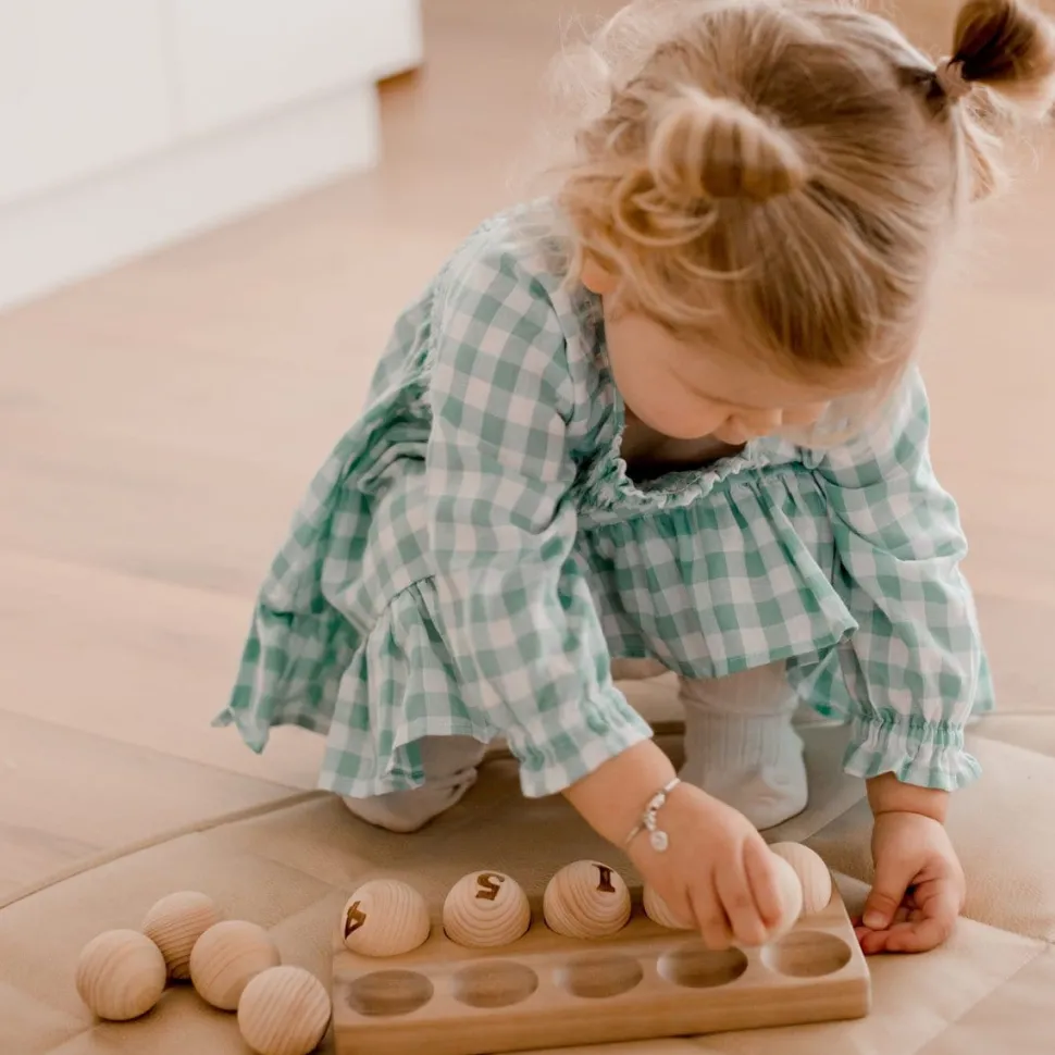 QToys Number Eggs and Stand