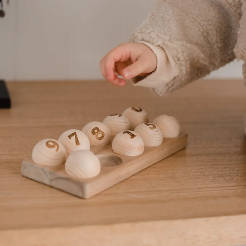QToys Number Eggs and Stand