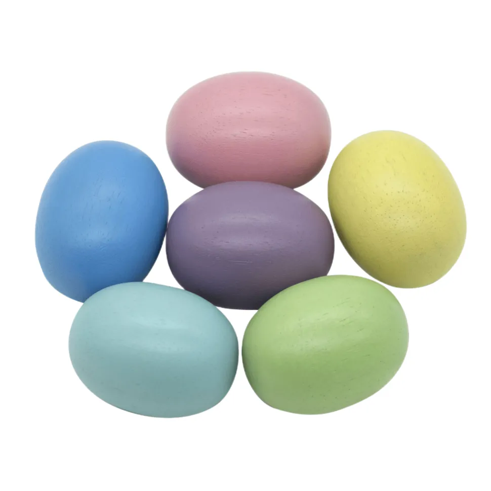 QToys Pastel Colour Jumbo Eggs Set Of 6