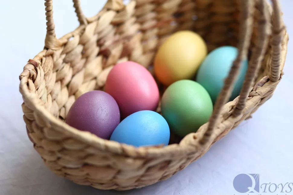QToys Pastel Colour Jumbo Eggs Set Of 6