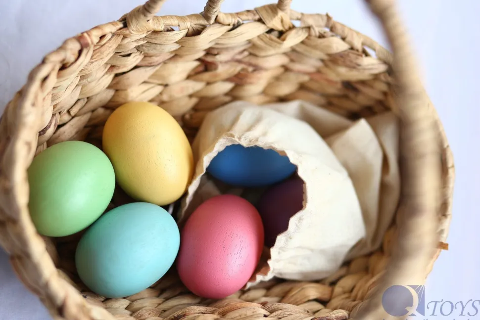 QToys Pastel Colour Jumbo Eggs Set Of 6