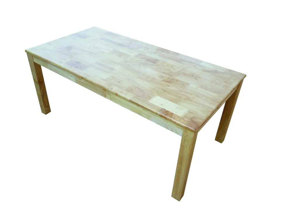 QToys Rectangular Table 120cm - Rubberwood