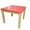 QToys Red Top Timber Table