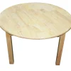 QToys Round Table 90cm - Rubber Wood