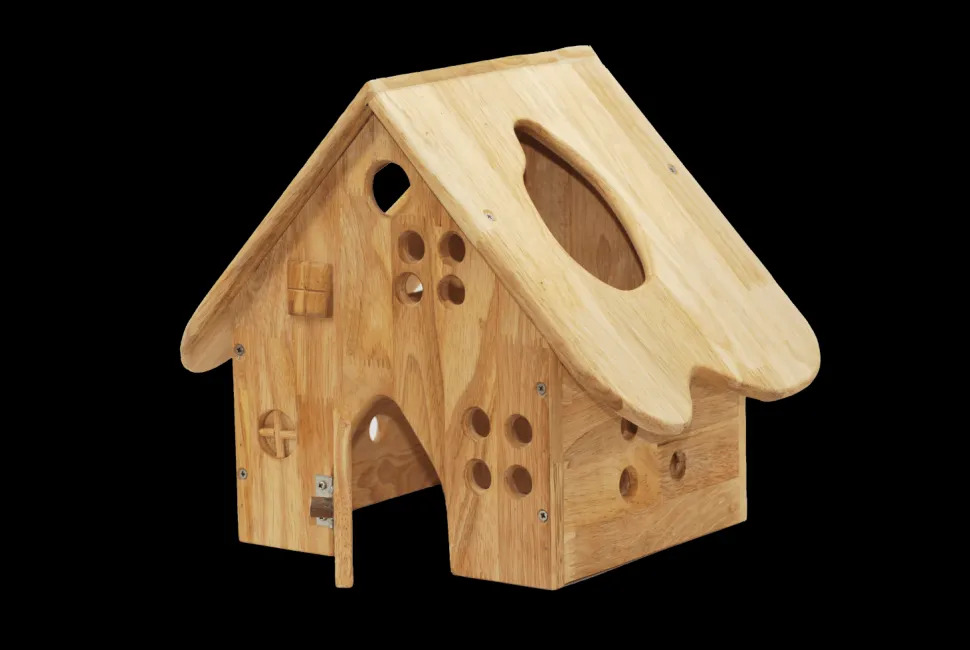 QToys Wooden Barn House