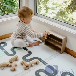QToys Wooden Car Play Set