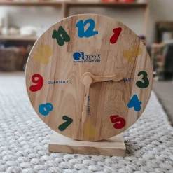 QToys Wooden Clocks
