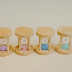 QToys Wooden Sand Timers Set of 4