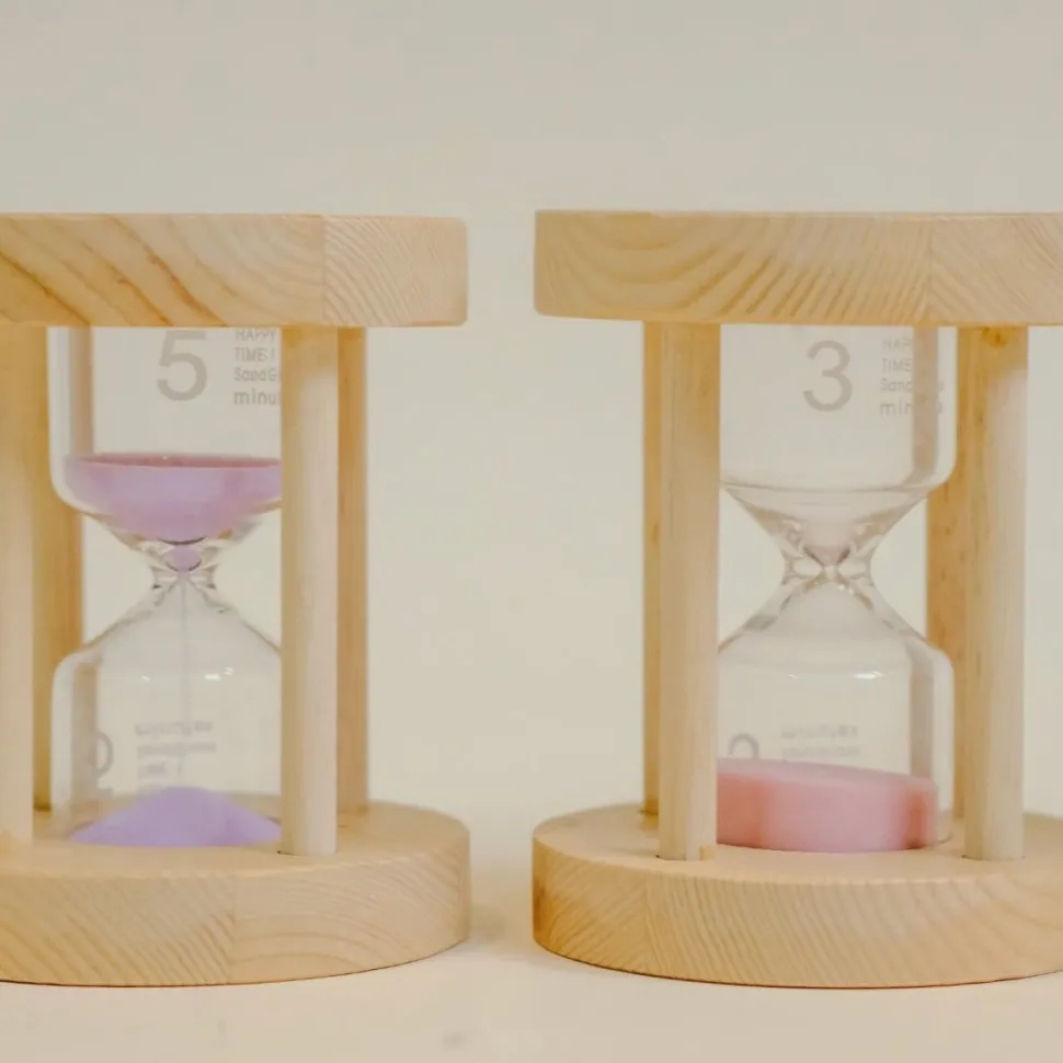 QToys Wooden Sand Timers Set of 4