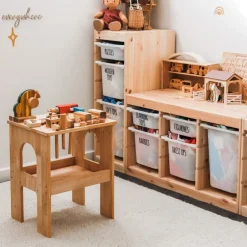 QToys Wooden Work Bench