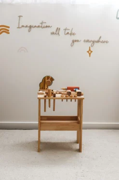 QToys Wooden Work Bench