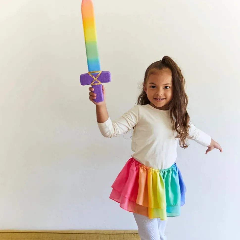 Sarah's Silk Soft Sword - Rainbow