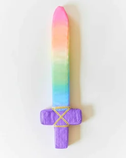 Sarah's Silk Soft Sword - Rainbow