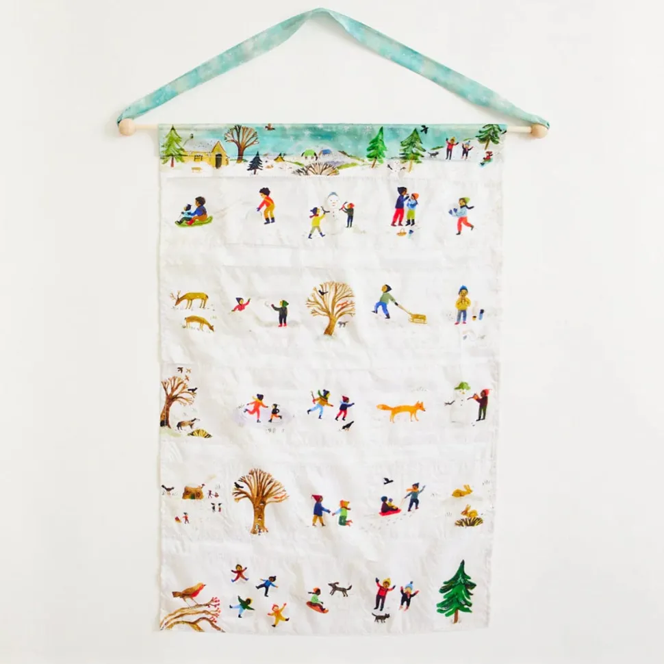 Sarah's Silks Advent Calendar Illustrated by Gemma Koomen- Snowy Day