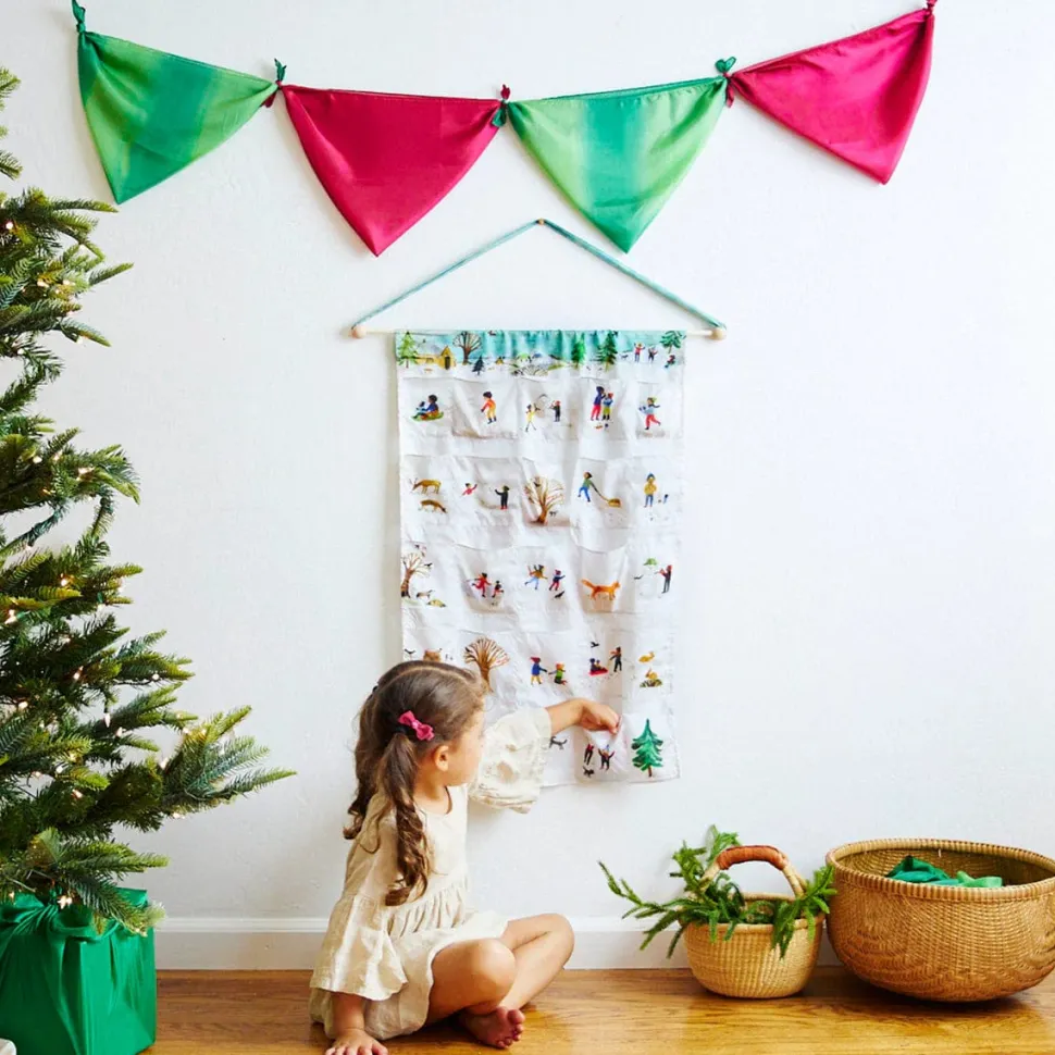 Sarah's Silks Advent Calendar Illustrated by Gemma Koomen- Snowy Day