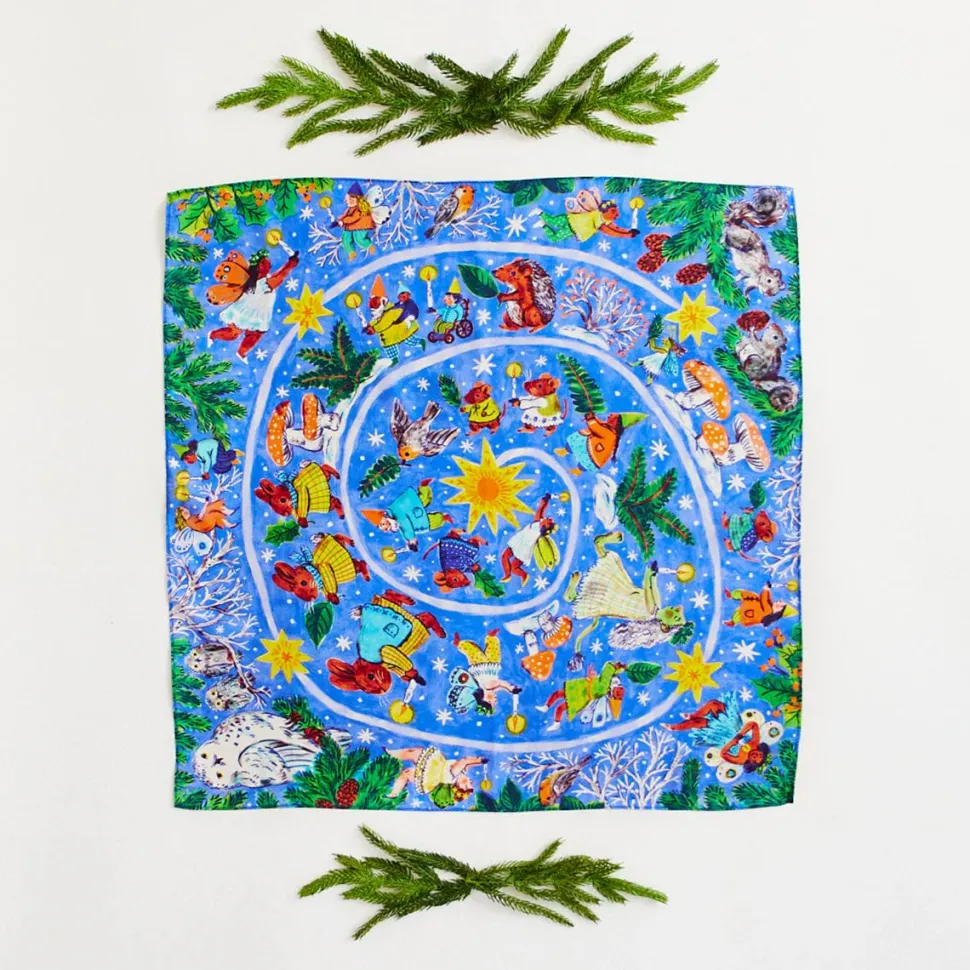 Sarah's Silks Advent Playsilk Illustrated By Phoebe Wahl- Mini