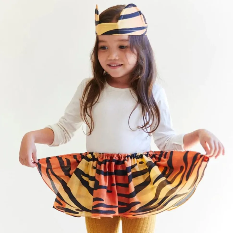 Sarah's Silks Animal Dress Ups Ears - Tiger