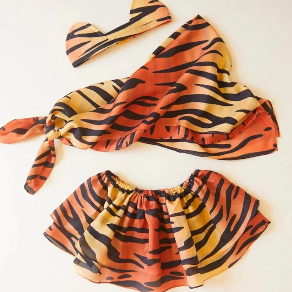 Sarah's Silks Animal Dress Ups Ears - Tiger