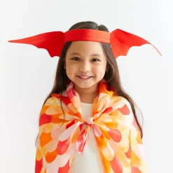 Sarah's Silks Ears Dinosaur Red