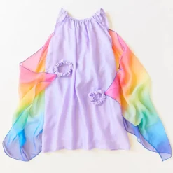 Sarah's Silks Fairy Dress - Lavender Rainbow