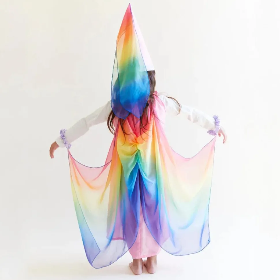 Sarah's Silks Fairy Dress - Pink Rainbow