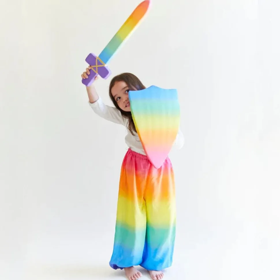 Sarah's Silks Genie Pants - Rainbow