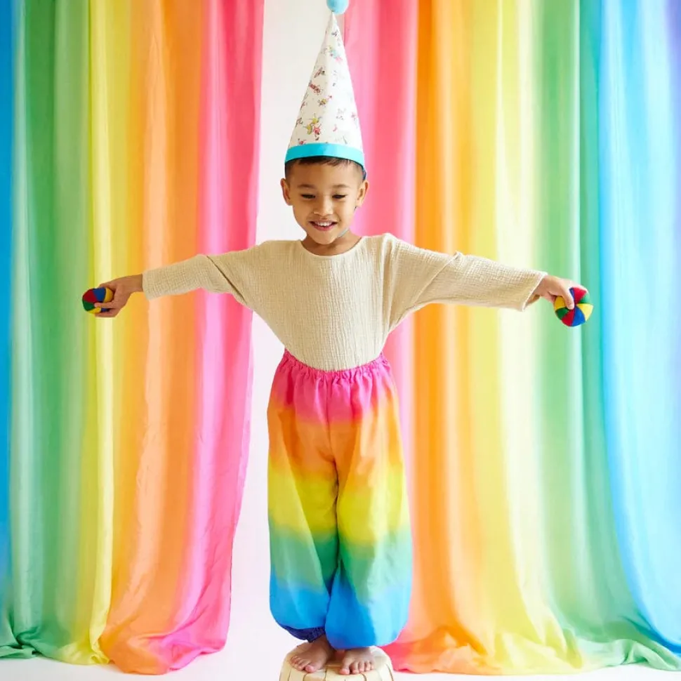 Sarah's Silks Genie Pants - Rainbow