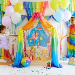Sarah's Silks Genie Pants - Rainbow