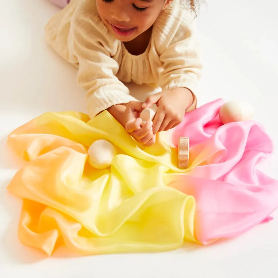 Sarah's Silks Hummingbird Pink Playsilk
