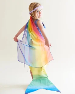 Sarah's Silks Large Rainbow Mermaid Tail