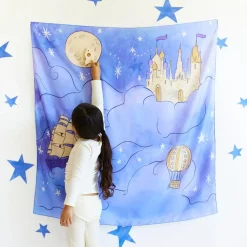 Sarah's Silks Playmap - Large - Castle in the Sky