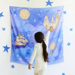 Sarah's Silks Playmap - Large - Castle in the Sky