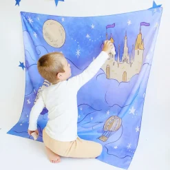 Sarah's Silks Playmap - Large - Castle in the Sky