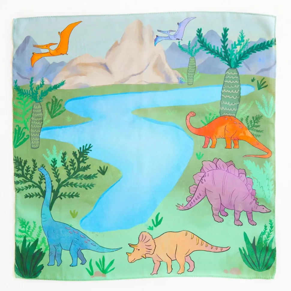Sarah's Silks Playmap Dinosaur