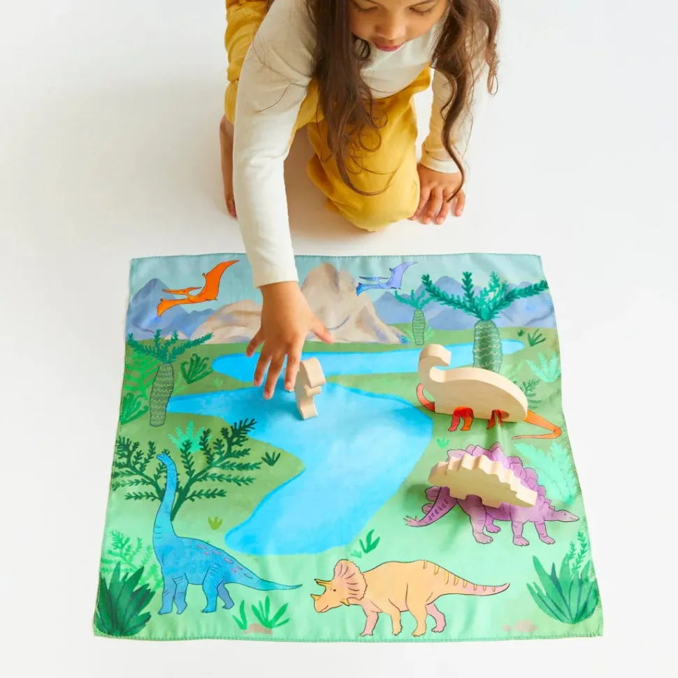 Sarah's Silks Playmap Dinosaur