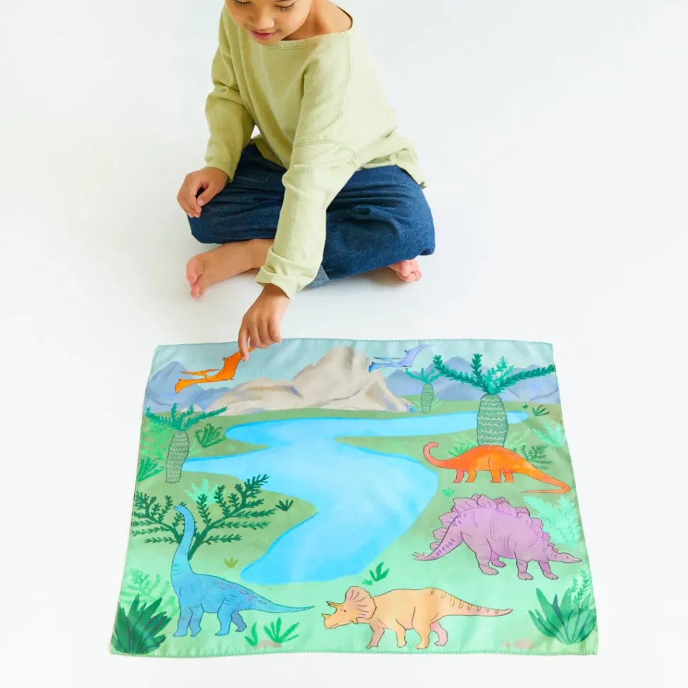 Sarah's Silks Playmap Dinosaur