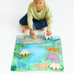 Sarah's Silks Playmap Dinosaur