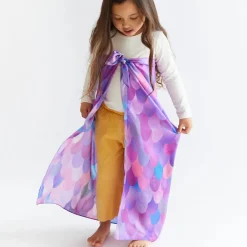 Sarah's Silks Playsilk - Purple Dinosaur