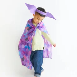 Sarah's Silks Playsilk - Purple Dinosaur
